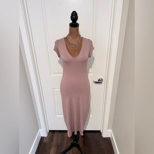 Soft bodycon dress , Mauve
